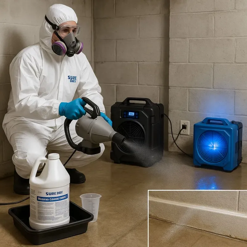 Sanitization and Odor Removal process in Rolling Hills, CA